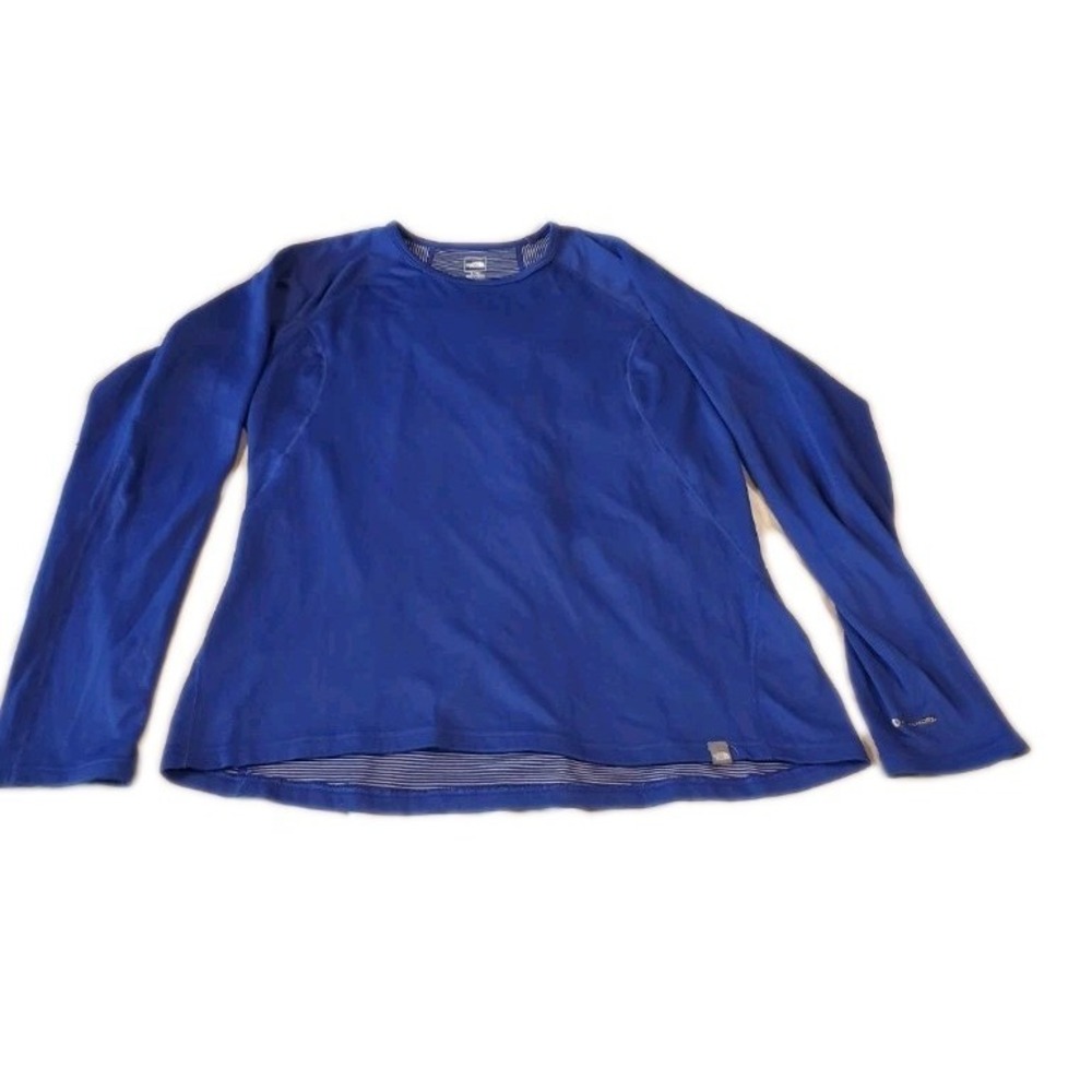Northface Men's L Long Sleeve Flashdry  Blue‎ Active Top Base Layer Outdoor